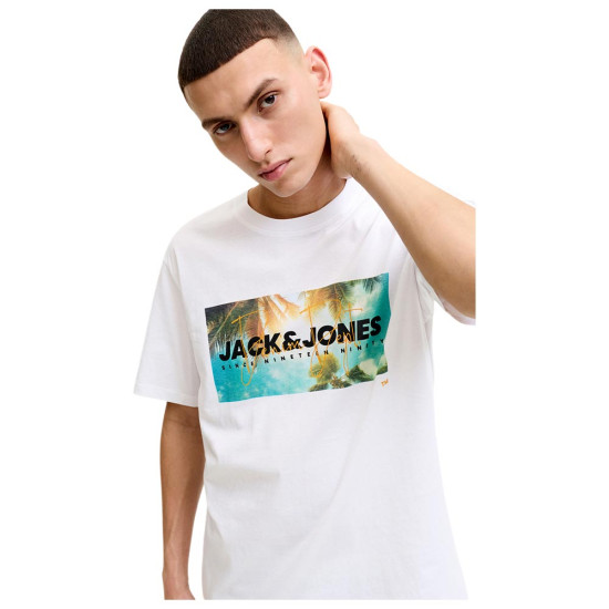 Jack & Jones Ανδρική κοντομάνικη μπλούζα Indiana Crew Neck T-Shirt